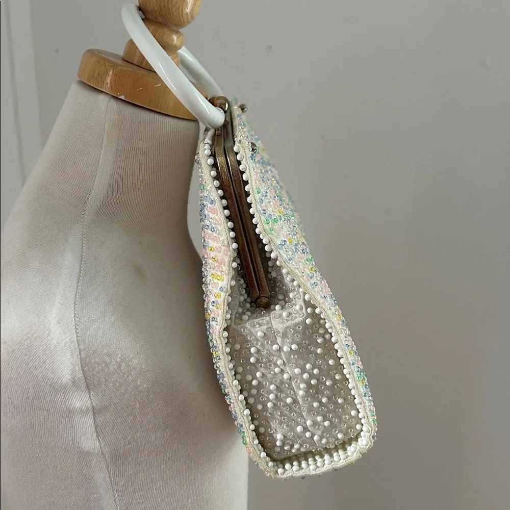Lumured Vintage Multicolor Beaded Bag - Picture 4 of 10